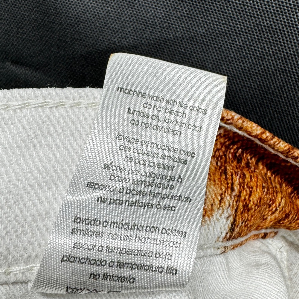 WeWoreWhat Jeans - Brown and White Cow Print - Picture 8 of 12